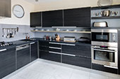 Black kitchen