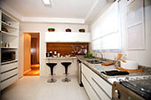 Marble benchtop kitchen